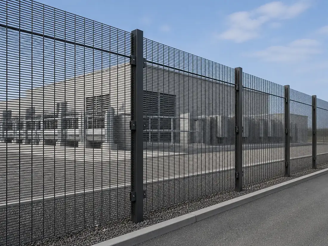 358 Anti-Climb High-Security Fence installed in a suitable perimeter application