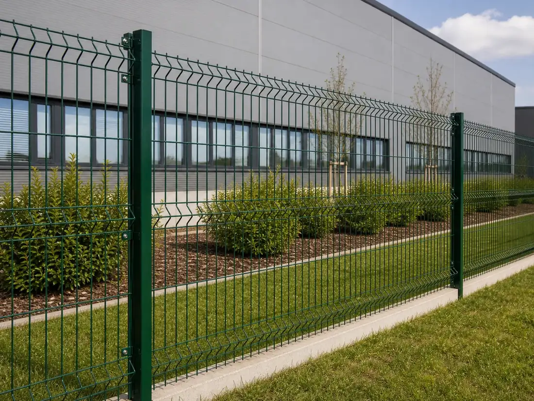 3D Curved Welded Mesh Fence